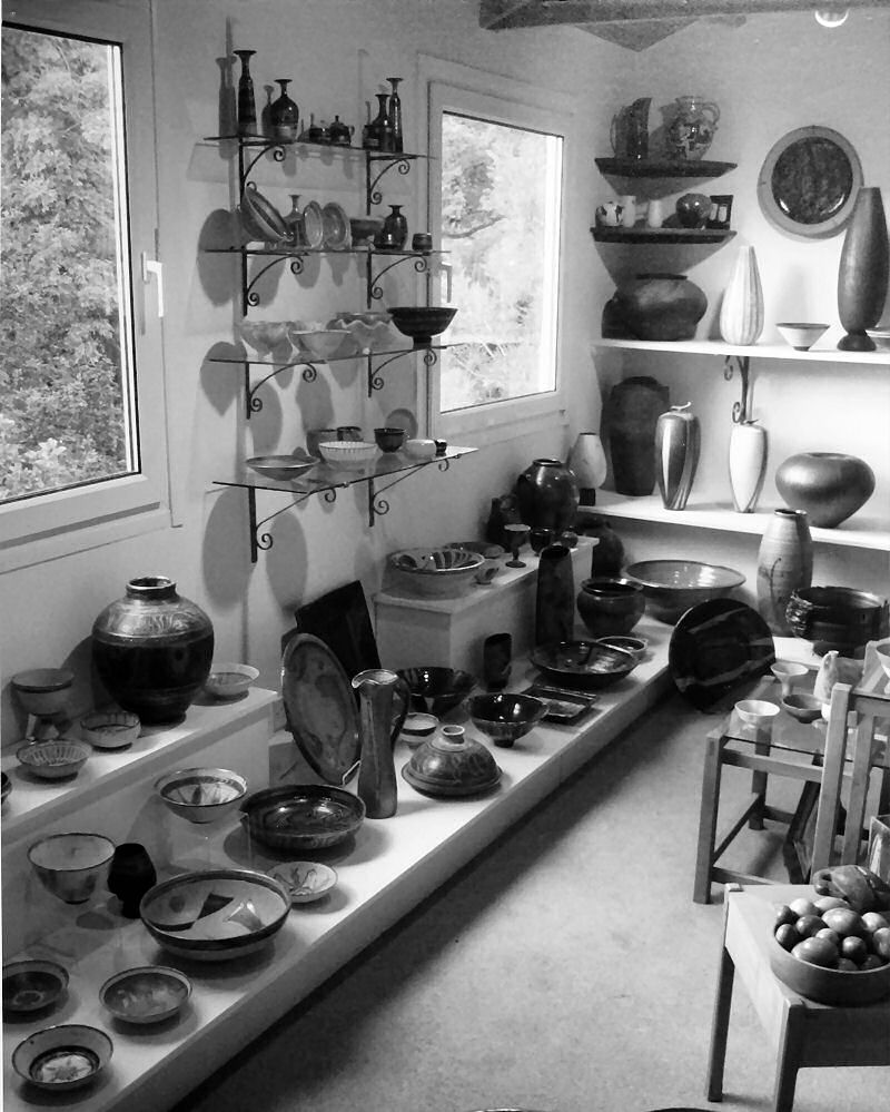 Pots in Christine Halstead's house