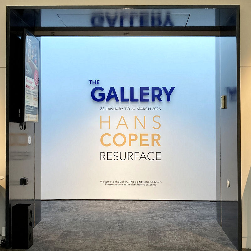 Entrance to the exhibition