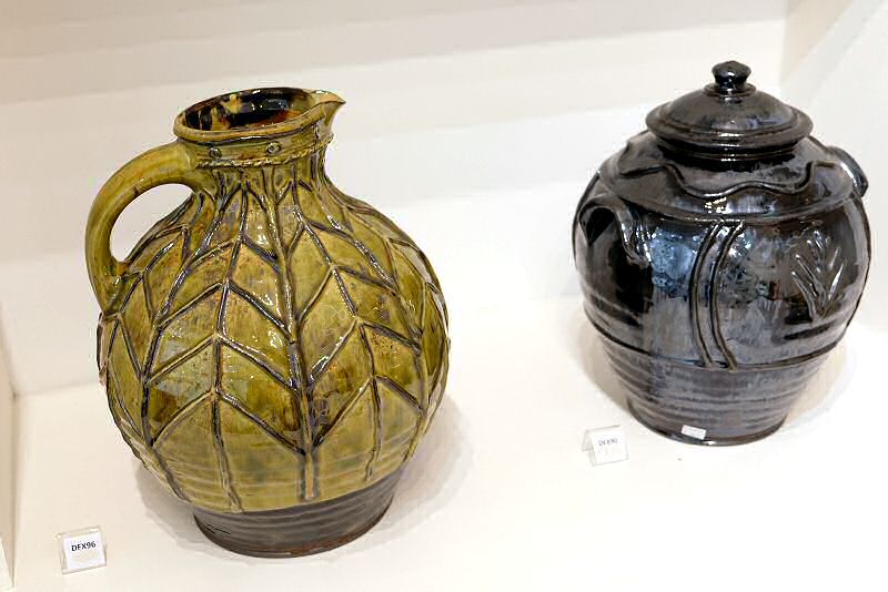 Doug Fitch - Large jug and lidded jar