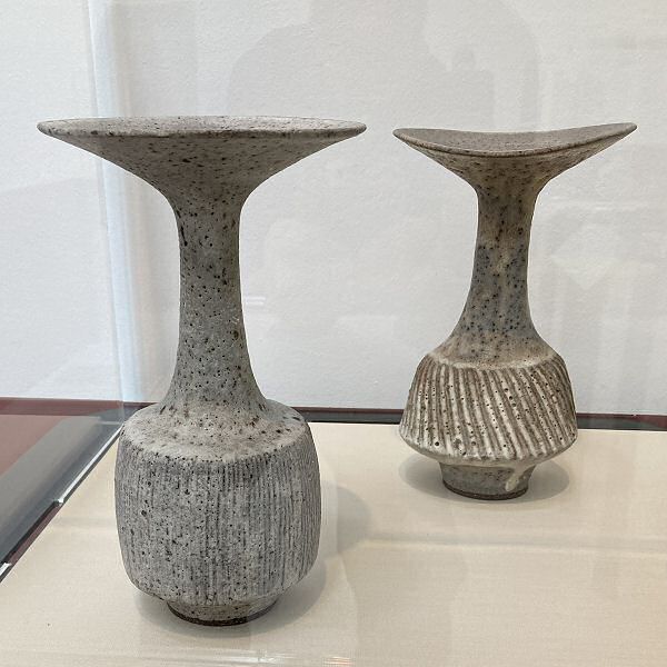 Lucie Rie - Stoneware vases, 1970s