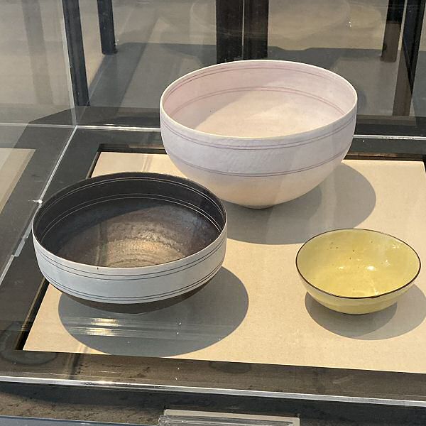 Lucie Rie - Three bowls, 1956-1960