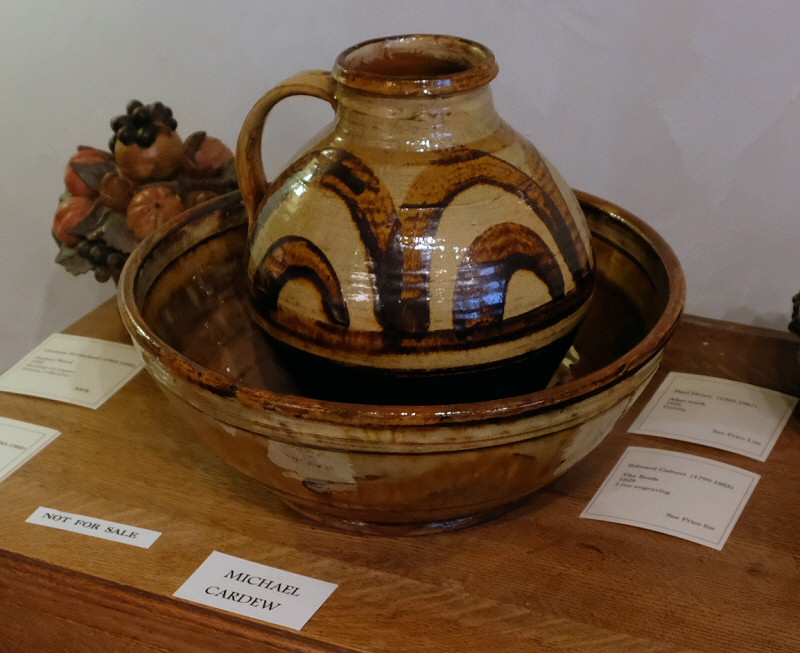 Michael Cardew water jug and bowl