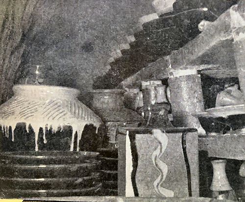 Interior of the kiln