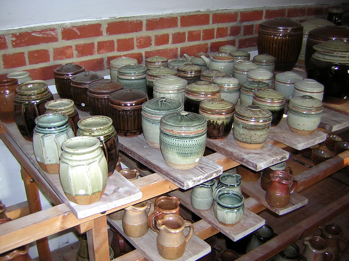 Richard Batterham - Pots in the showroom, 2005