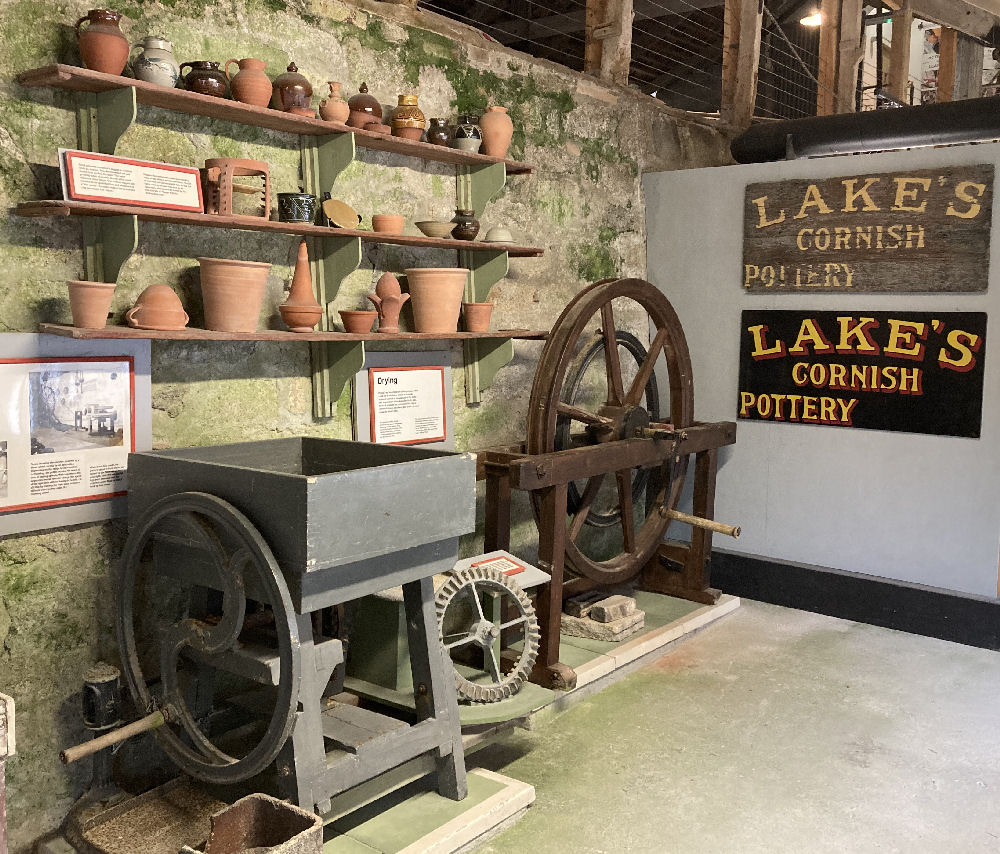 Wheal Martin - Lake's Pottery exhibit