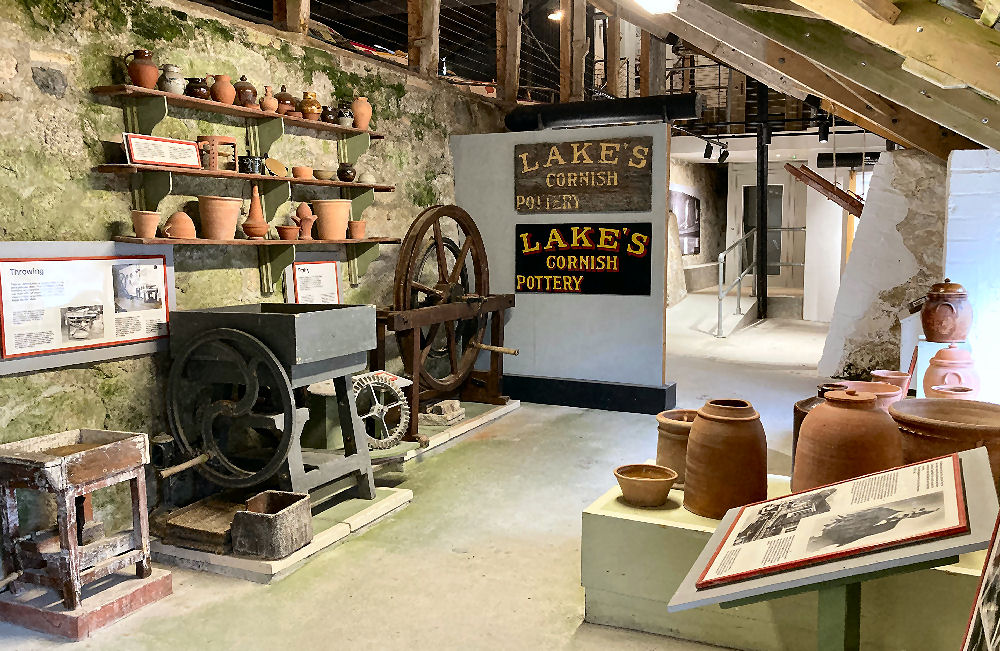 Wheal Martin - Lake's Pottery exhibit
