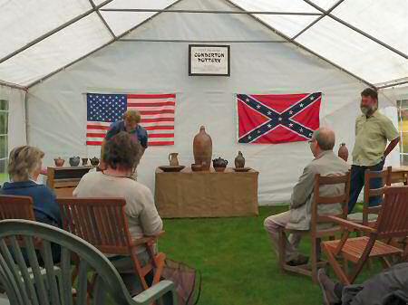 Toff and Dan Finnegan in one of the talks