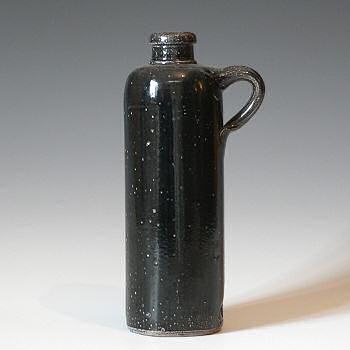 Stefan Bang, salt glazed liqueur bottle