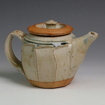 Richard Batterham - Small celadon teapot