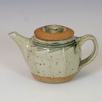 Richard Batterham - Small celadon teapot