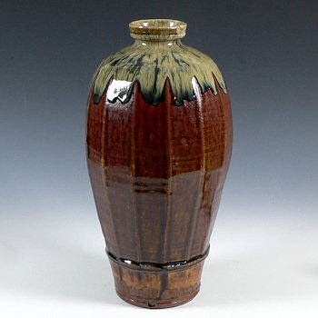 Mike Dodd tall facetted vase