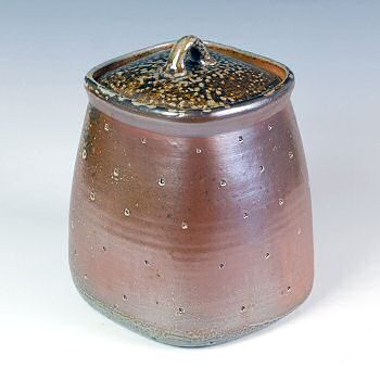 Sabine Nemet - large squared lidded jar