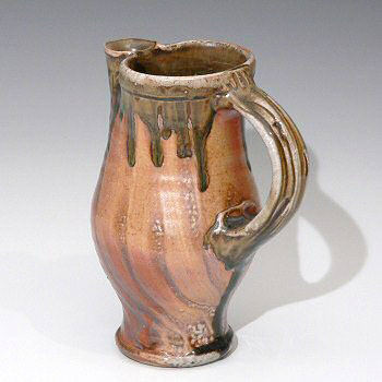 Soda-Glazed Stoneware jug.