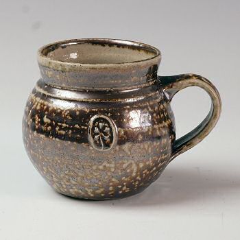 Salt glazed mug