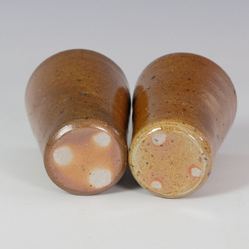 Barn Pottery - Pair of wood fired beakers