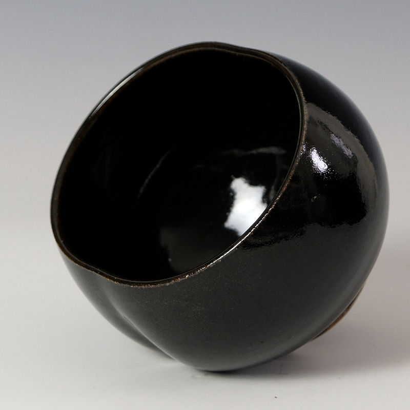 Andrew Crouch - Shaped tenmoku bowl