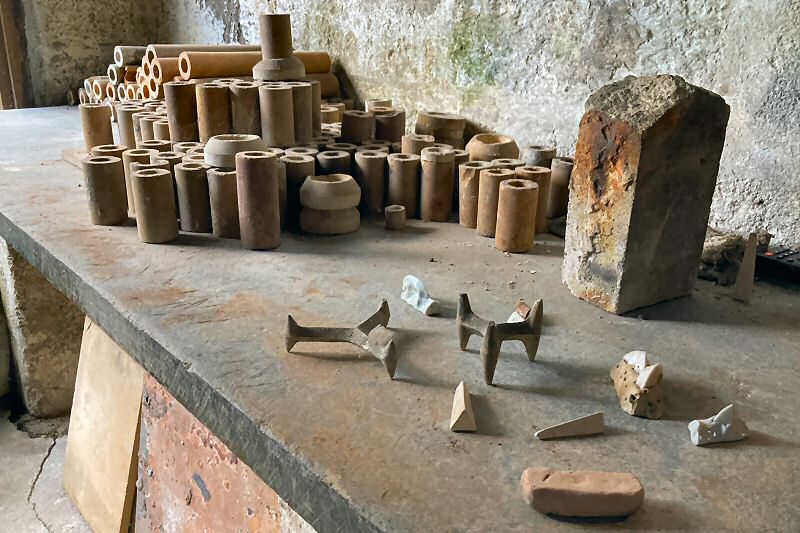 Old kiln bits and pieces